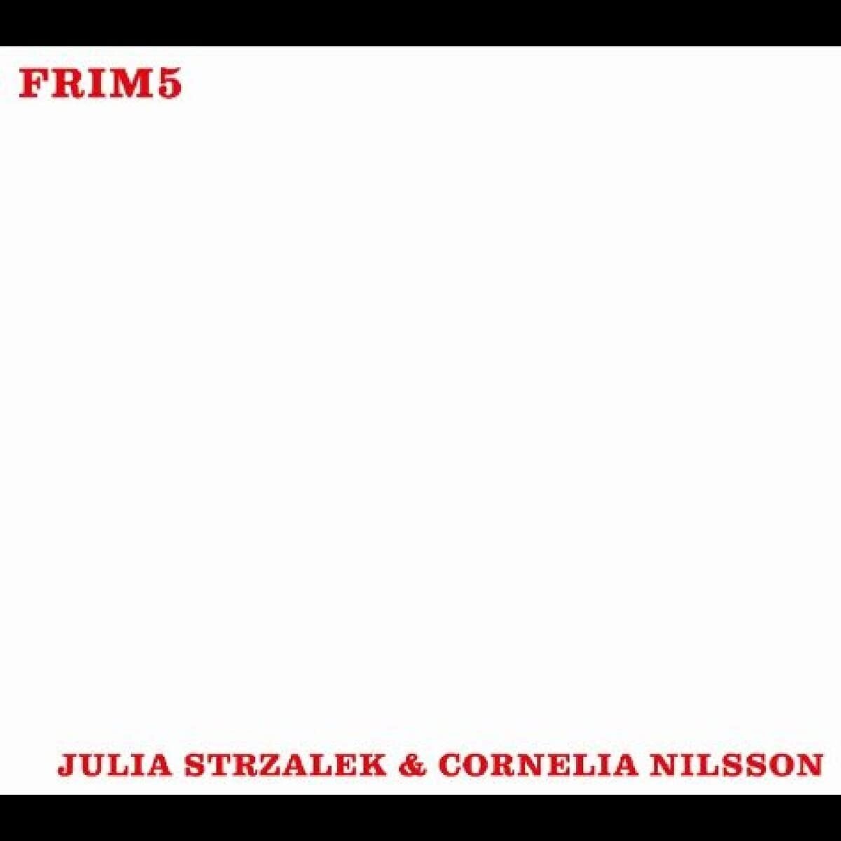 Julia Strzalek & Cornelia Nilsson, SCENERY SOMEWHERE, CD