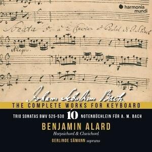 Benjamin Alard, J.S. BACH: THE COMPLETE WORKS FOR KEYBOARD V.10 (TRIO SONATAS/NOTENBUCHLEIN), CD