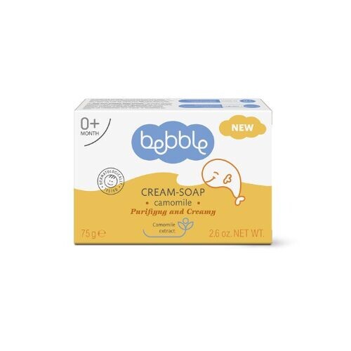 Detské krémové mydlo s harmančekom Bebble 75g