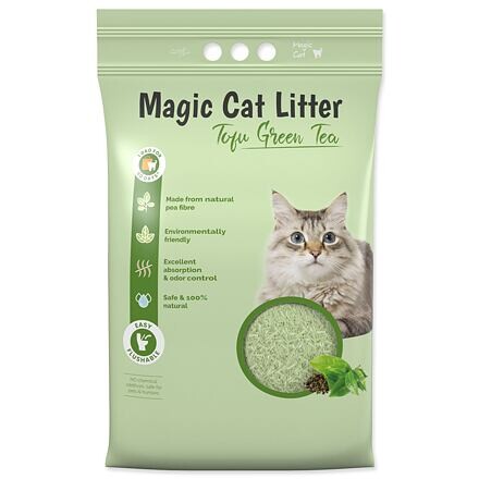 Stelivo Magic Litter Tofu zelený čaj ,5,4kg/12l