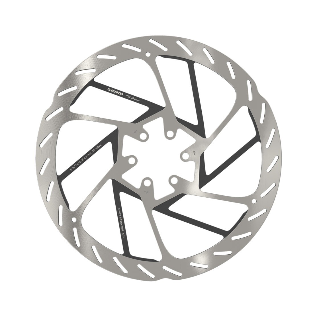 SRAM HS2 Rotor Rounded 200 mm × 2.0 mm