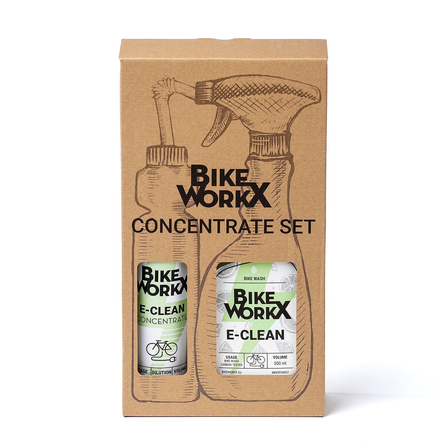 Bikeworkx E-Clean Concentrate Set 250/500ml