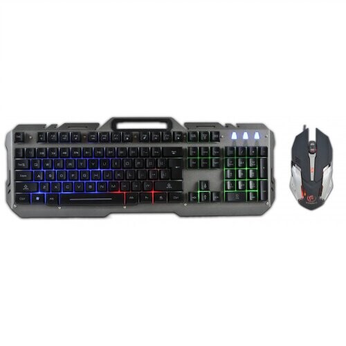 Rebeltec wired set: LED keyboard + mouse players - herná klávesnica + myš