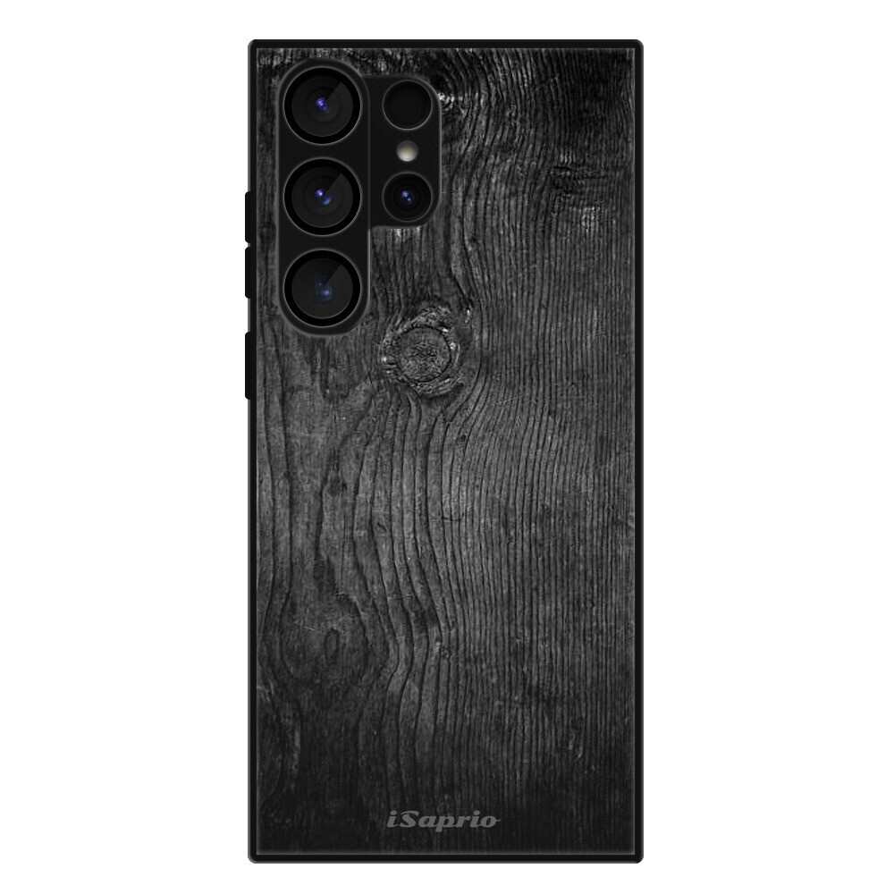 Lesklé puzdro Exclusive iSaprio - Black Wood 13 - Samsung Galaxy S23 Ultra