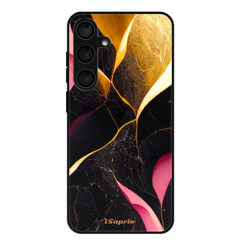 Lesklé puzdro Exclusive iSaprio - Gold Pink Marble - Samsung Galaxy S24+