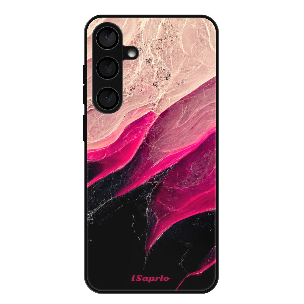Lesklé puzdro Exclusive iSaprio - Black and Pink - Samsung Galaxy S24+