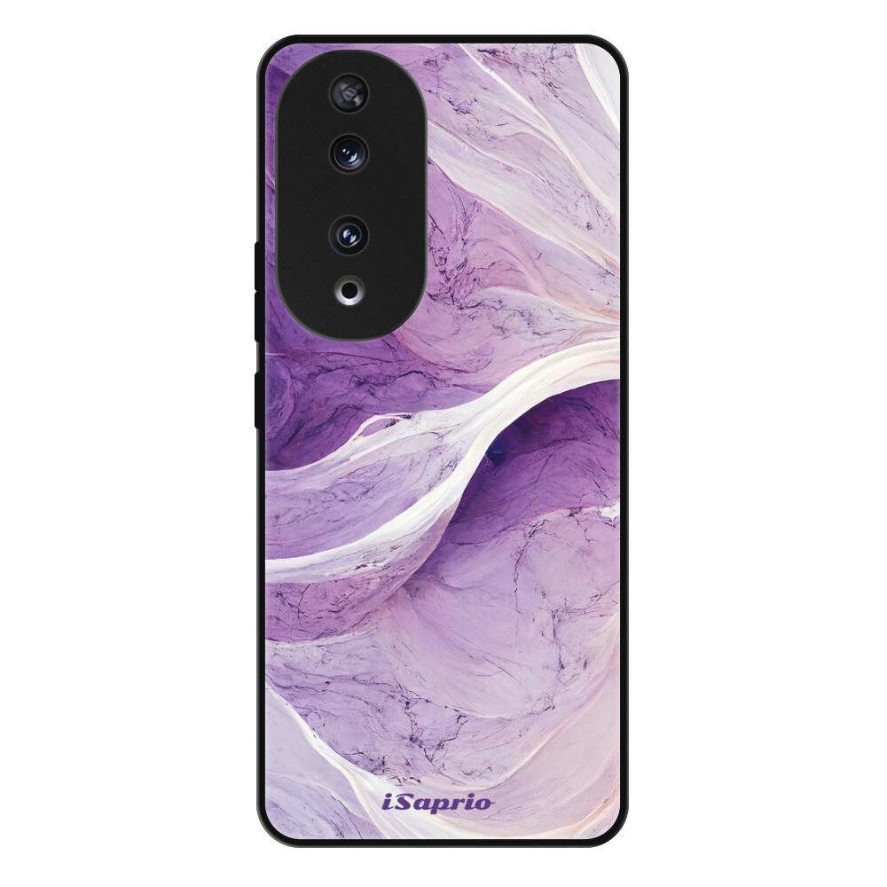 Lesklé puzdro Exclusive iSaprio - Purple Paint 10 - Honor 90 5G