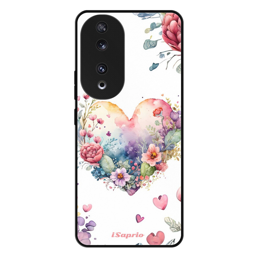 Lesklé puzdro Exclusive iSaprio - Floral Heart - Honor 90 5G
