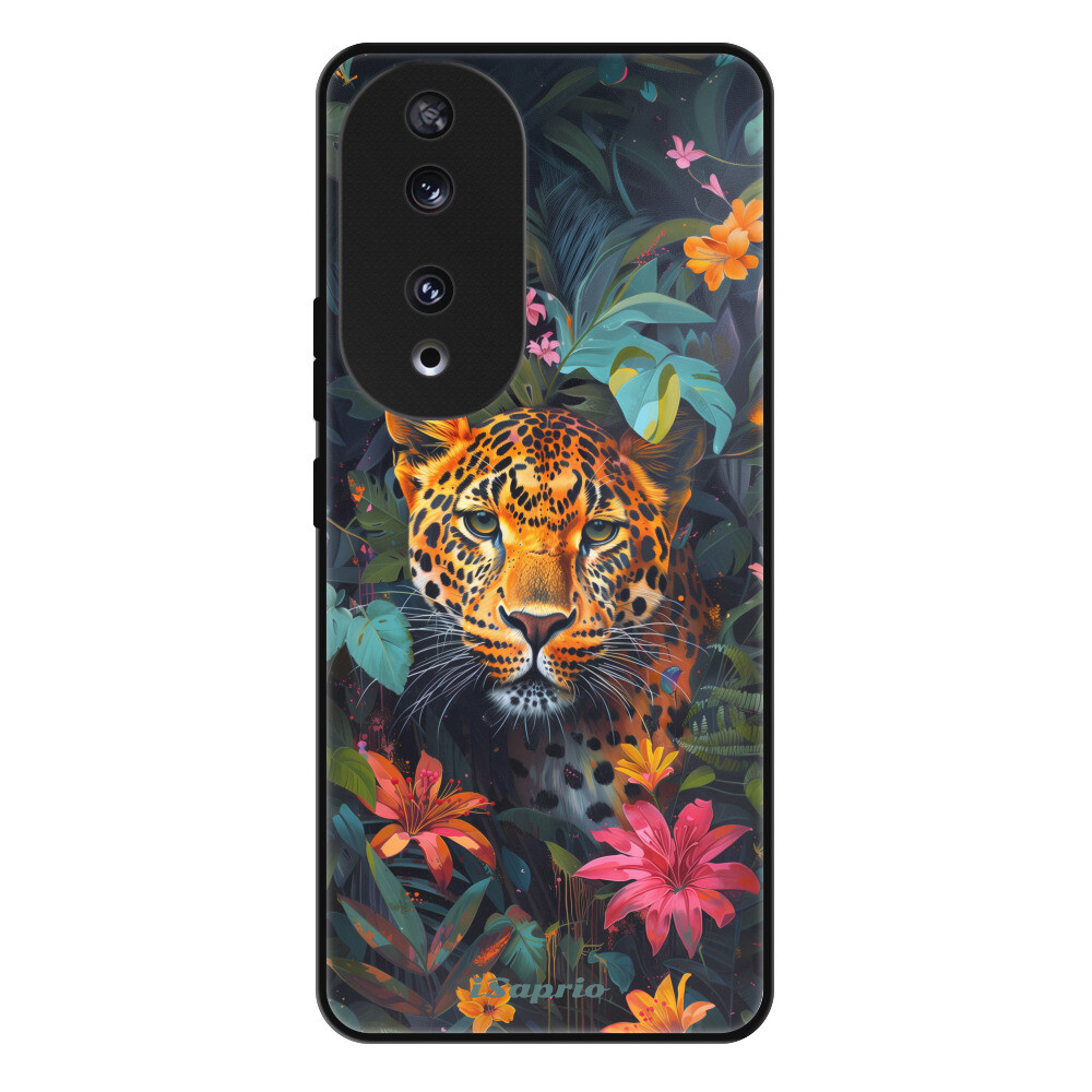 Lesklé puzdro Exclusive iSaprio - Flower Jaguar - Honor 90 5G