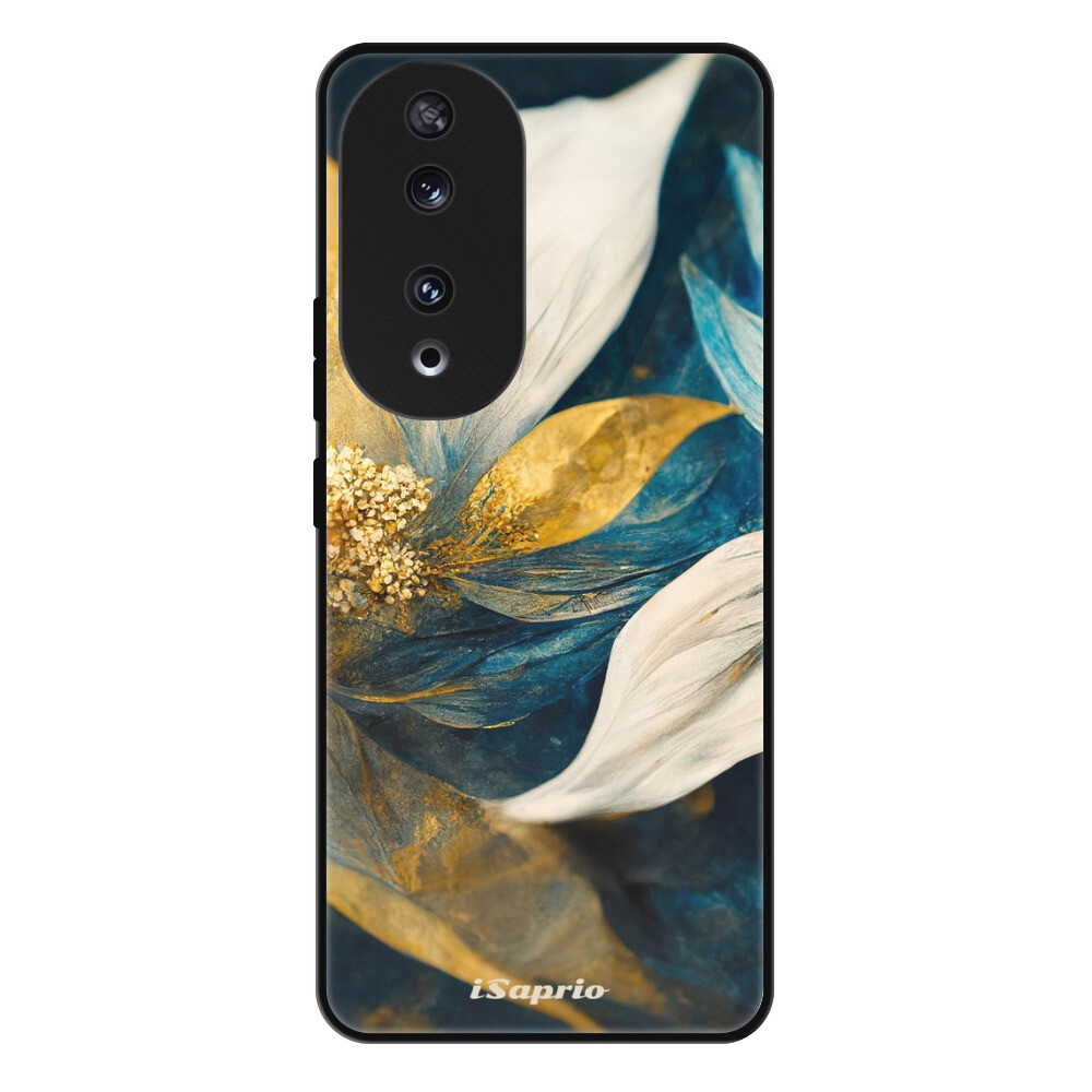 Lesklé puzdro Exclusive iSaprio - Gold Petals - Honor 90 5G