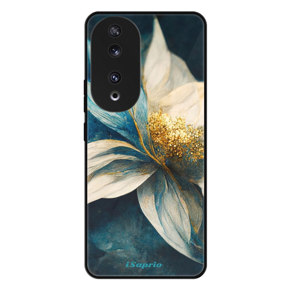 Lesklé puzdro Exclusive iSaprio - Blue Petals - Honor 90 5G
