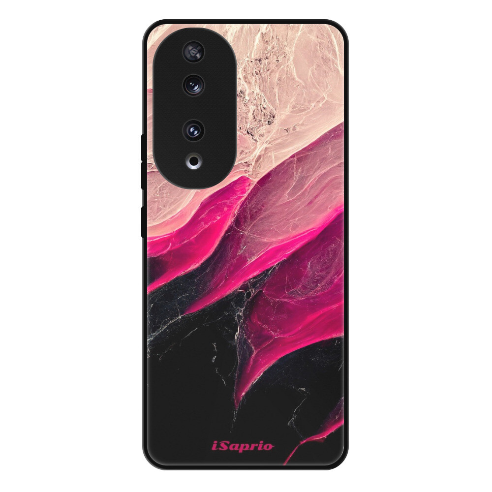Lesklé puzdro Exclusive iSaprio - Black and Pink - Honor 90 5G