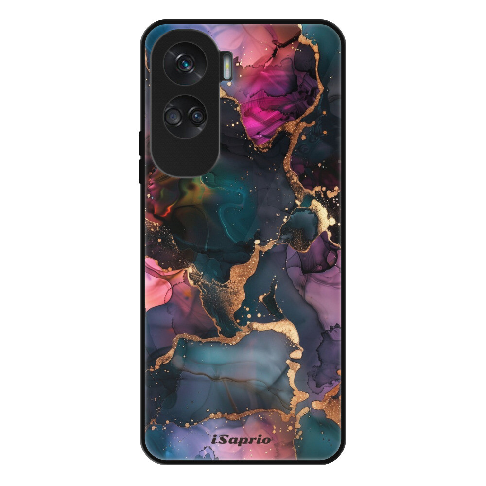 Lesklé puzdro Exclusive iSaprio - Dark Marble 10 - Honor 90 Lite 5G