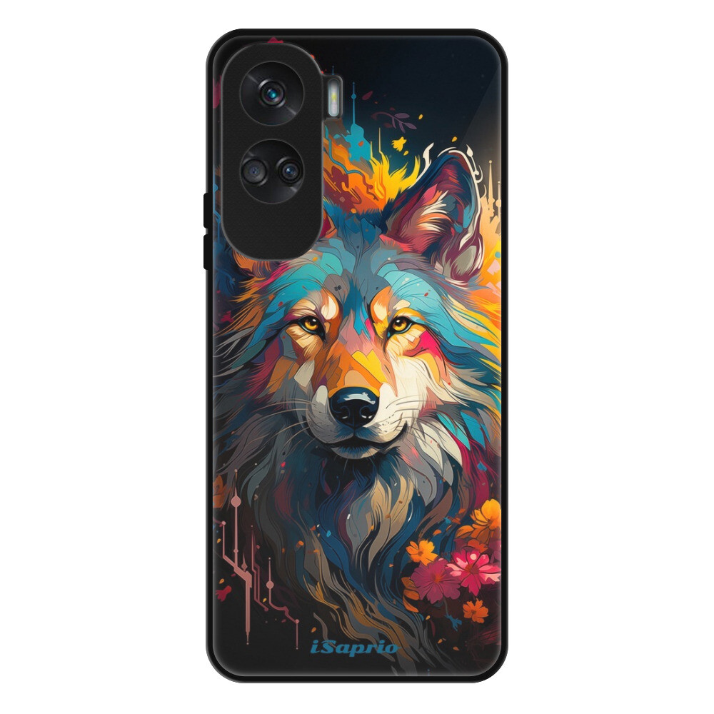 Lesklé puzdro Exclusive iSaprio - Mysterious Wolf - Honor 90 Lite 5G