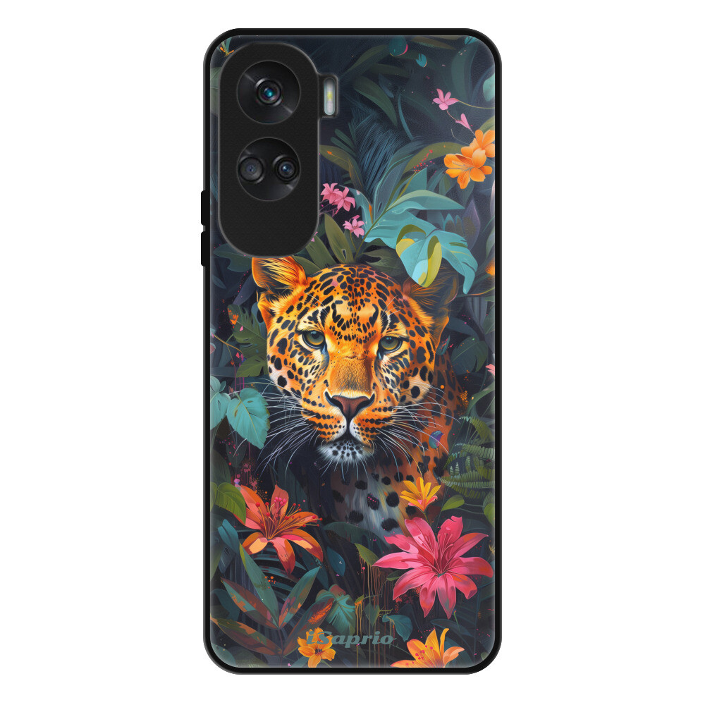 Lesklé puzdro Exclusive iSaprio - Flower Jaguar - Honor 90 Lite 5G