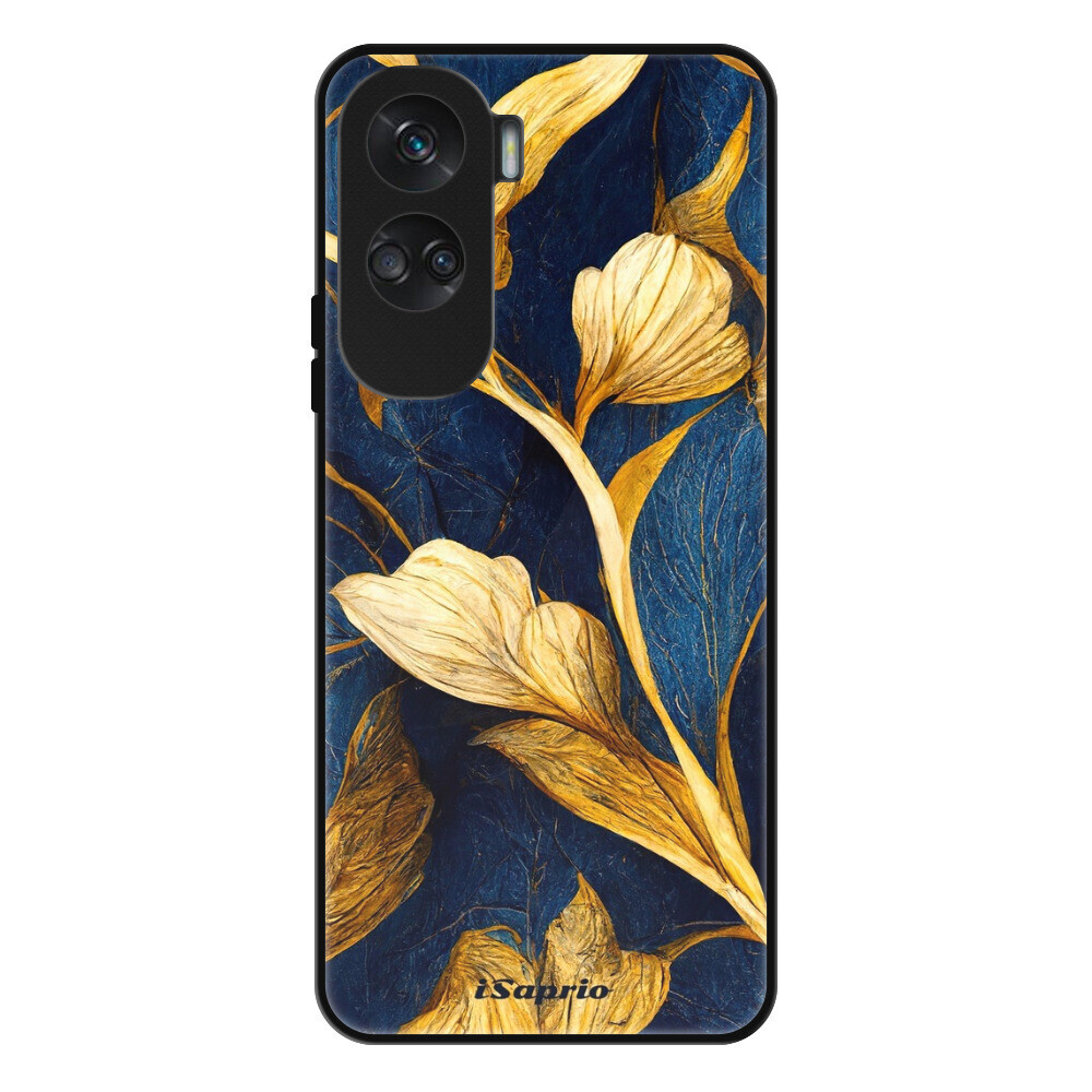 Lesklé puzdro Exclusive iSaprio - Gold Leaves - Honor 90 Lite 5G