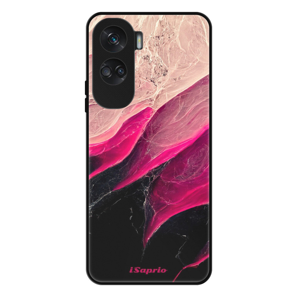 Lesklé puzdro Exclusive iSaprio - Black and Pink - Honor 90 Lite 5G