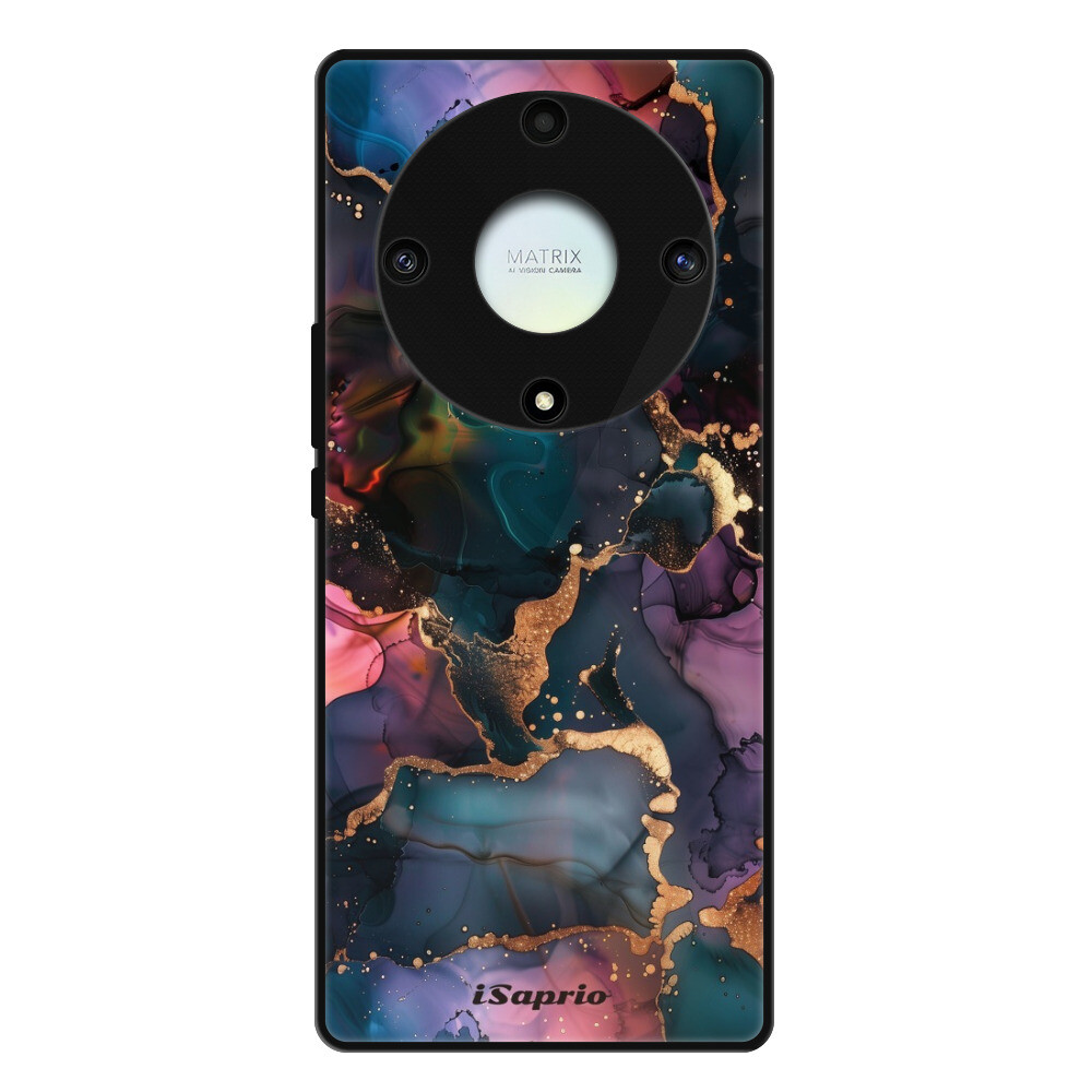 Lesklé puzdro Exclusive iSaprio - Dark Marble 10 - Honor Magic5 Lite 5G
