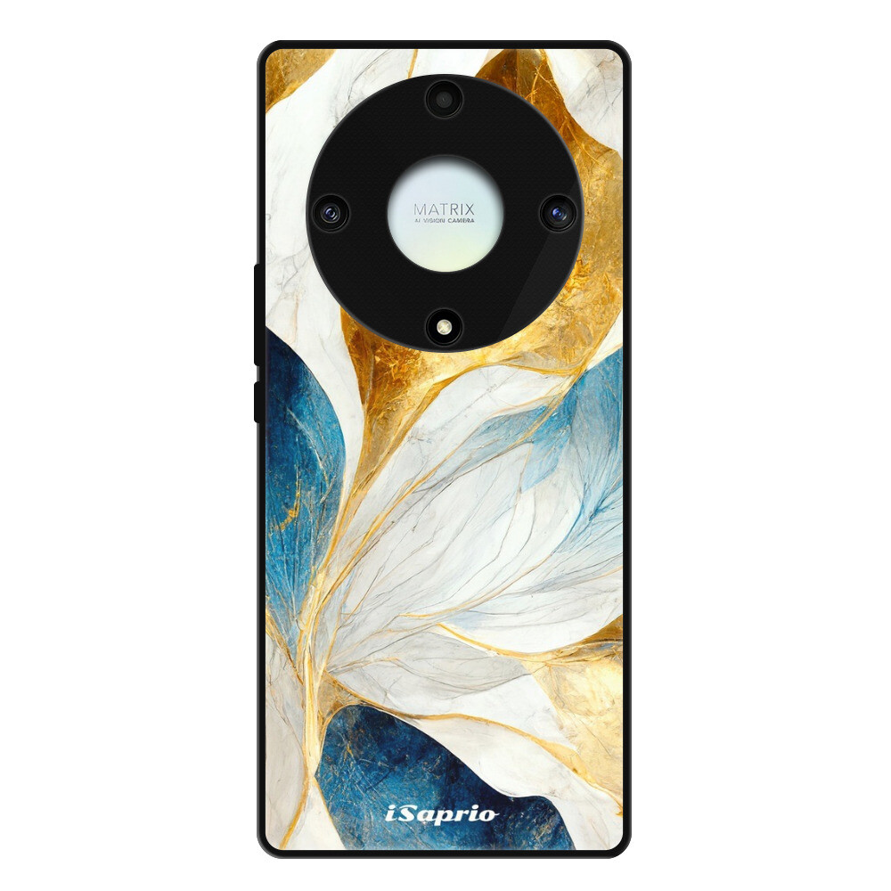 Lesklé puzdro Exclusive iSaprio - Blue Leaves - Honor Magic5 Lite 5G