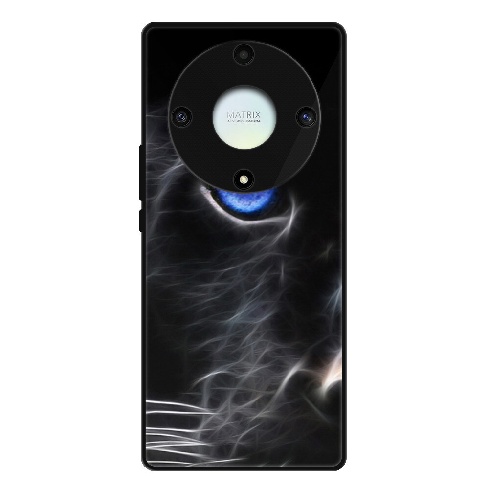 Lesklé puzdro Exclusive iSaprio - Black Puma - Honor Magic5 Lite 5G