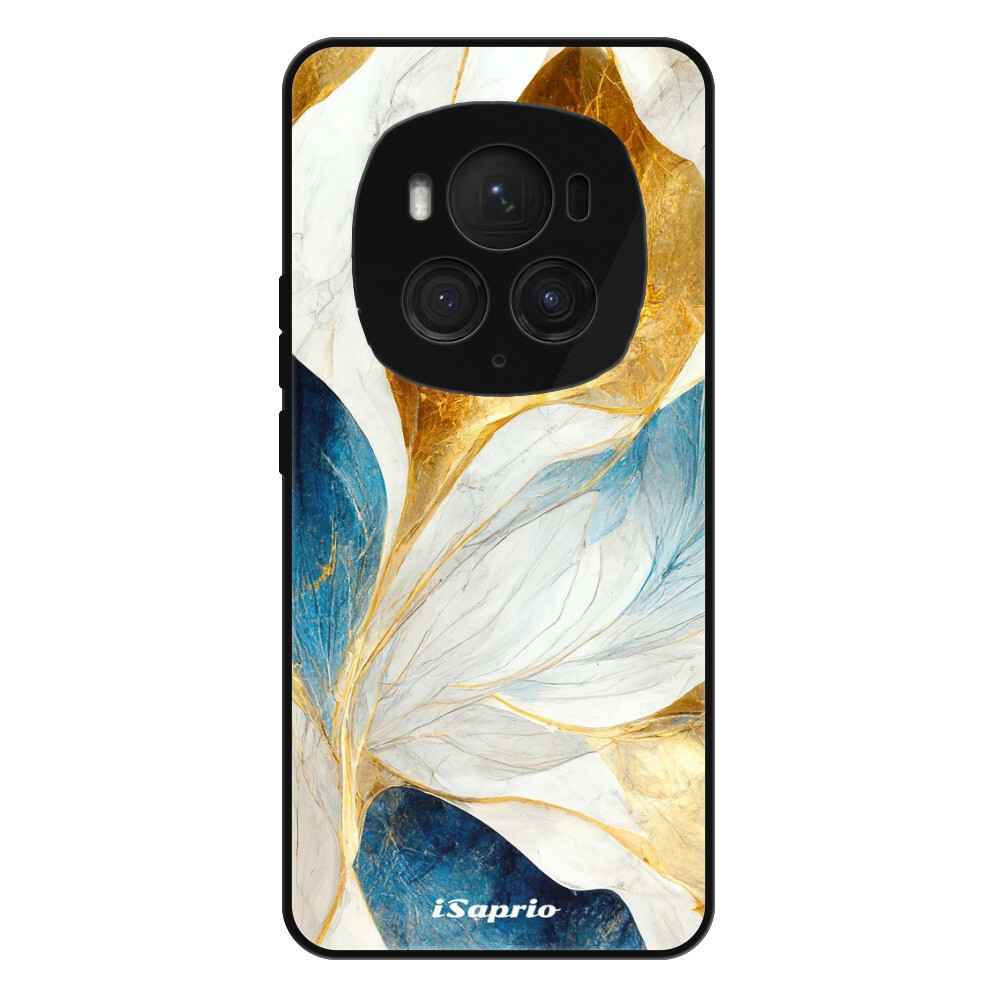Lesklé puzdro Exclusive iSaprio - Blue Leaves - Honor Magic6 Pro