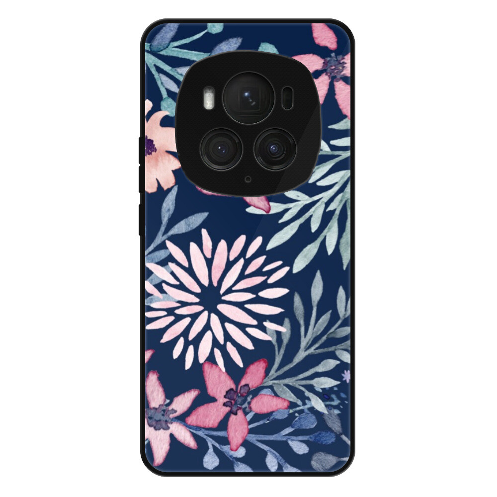 Lesklé puzdro Exclusive iSaprio - Leaves on Blue - Honor Magic6 Pro