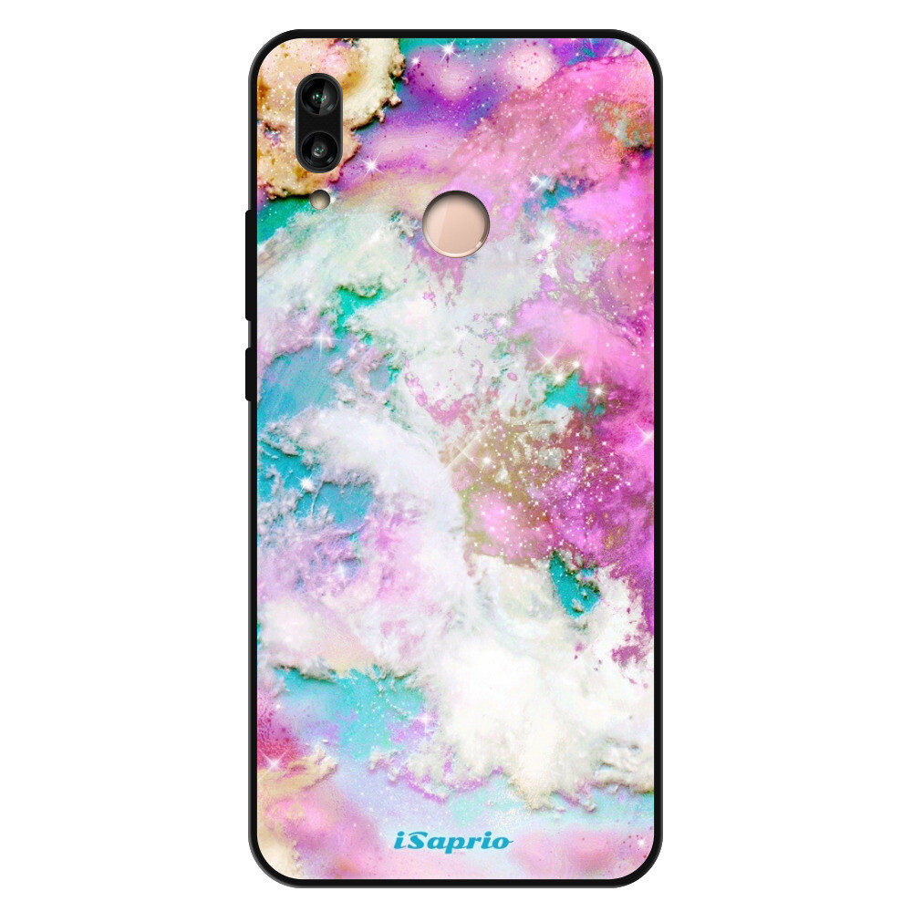 Lesklé puzdro Exclusive iSaprio - Galactic Paper - Huawei P20 Lite