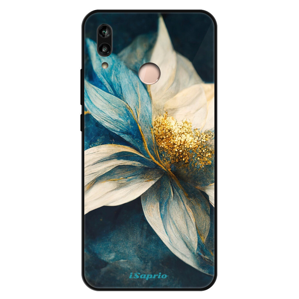 Lesklé puzdro Exclusive iSaprio - Blue Petals - Huawei P20 Lite