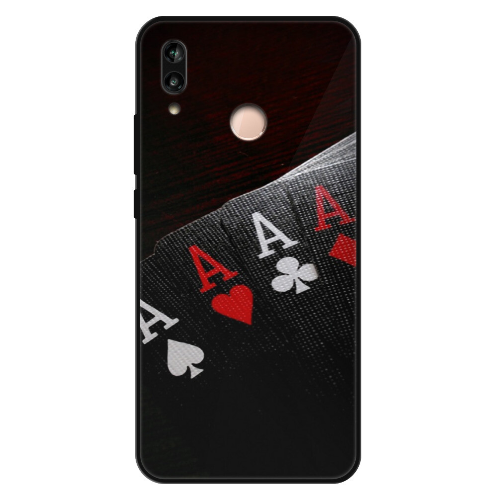 Lesklé puzdro Exclusive iSaprio - Poker - Huawei P20 Lite