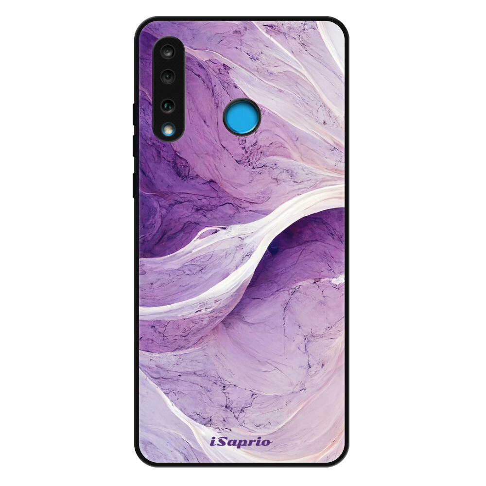 Lesklé puzdro Exclusive iSaprio - Purple Paint 10 - Huawei P30 Lite