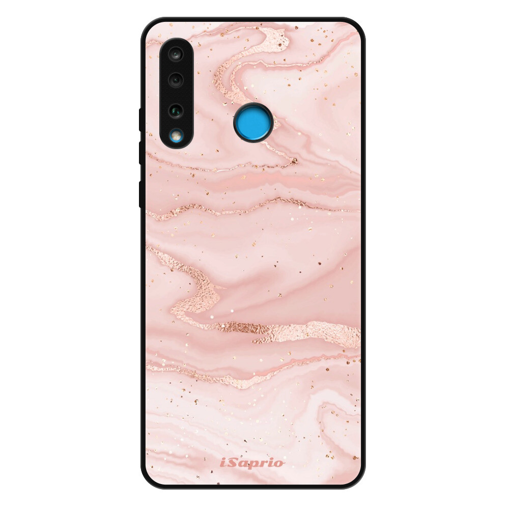 Lesklé puzdro Exclusive iSaprio - RoseGold Marble 10 - Huawei P30 Lite