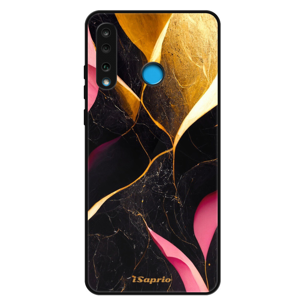 Lesklé puzdro Exclusive iSaprio - Gold Pink Marble - Huawei P30 Lite