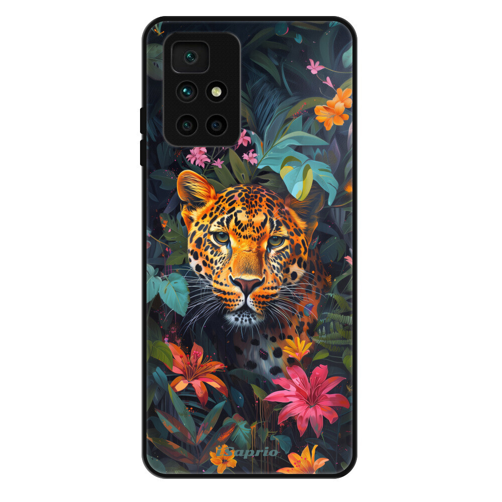 Lesklé puzdro Exclusive iSaprio - Flower Jaguar - Xiaomi Redmi 10