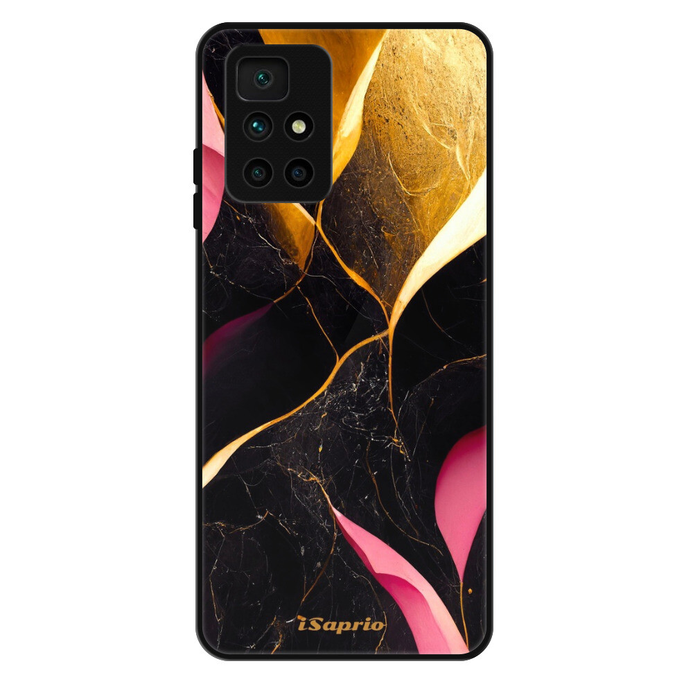 Lesklé puzdro Exclusive iSaprio - Gold Pink Marble - Xiaomi Redmi 10
