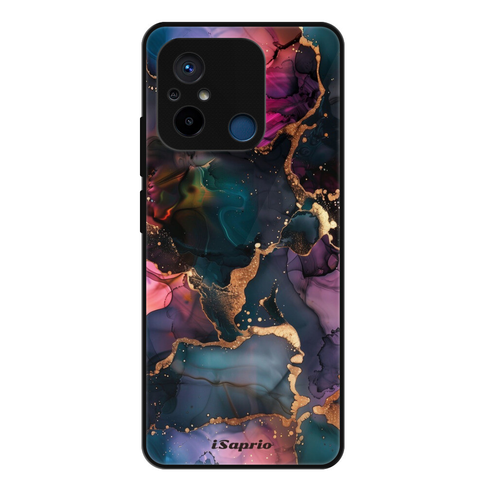 Lesklé puzdro Exclusive iSaprio - Dark Marble 10 - Xiaomi Redmi 12C
