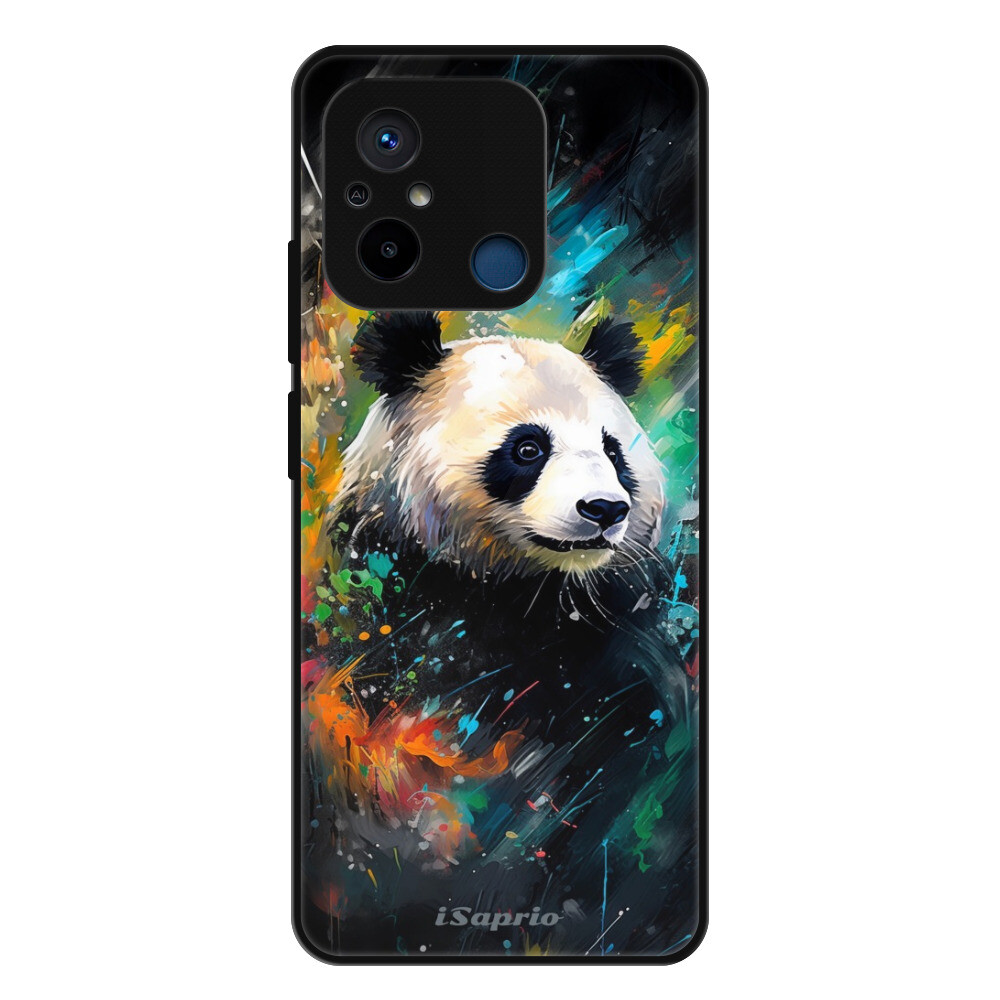 Lesklé puzdro Exclusive iSaprio - Abstract Panda - Xiaomi Redmi 12C
