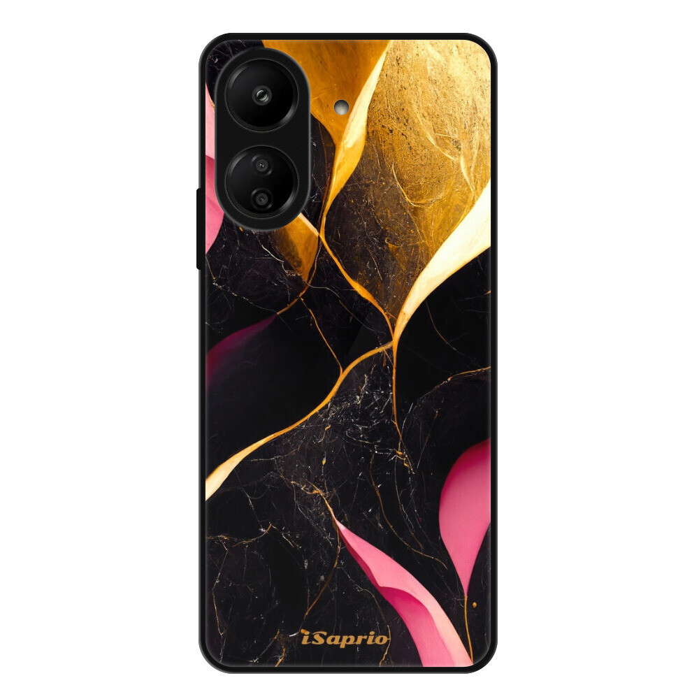 Lesklé puzdro Exclusive iSaprio - Gold Pink Marble - Xiaomi Redmi 13C