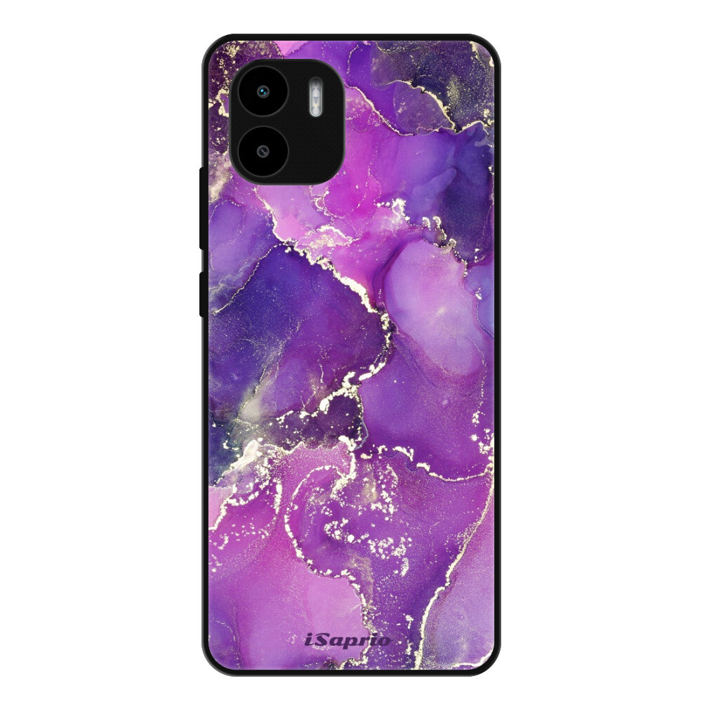 Lesklé puzdro Exclusive iSaprio - Purple Marble 10 - Xiaomi Redmi A1 / A2