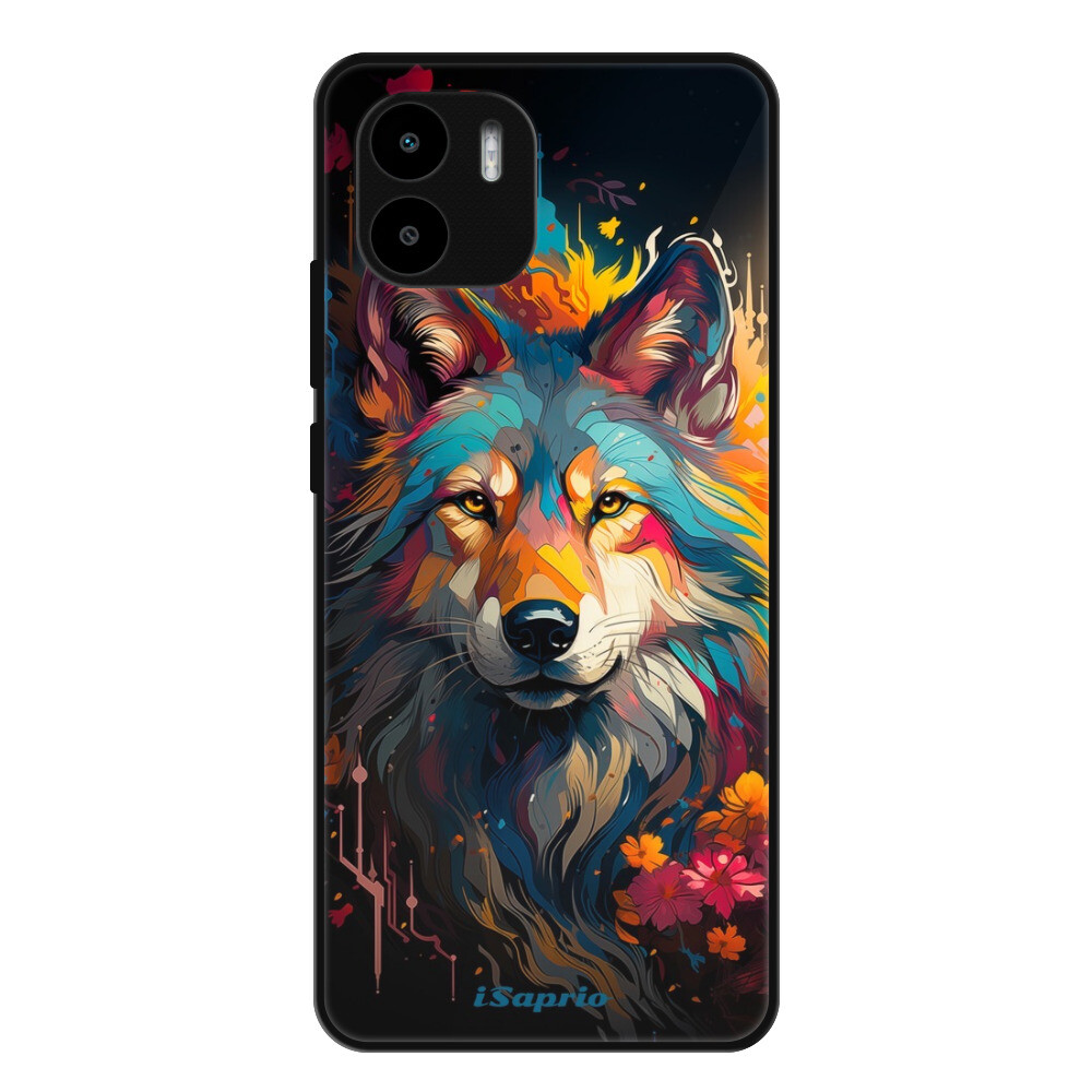 Lesklé puzdro Exclusive iSaprio - Mysterious Wolf - Xiaomi Redmi A1 / A2