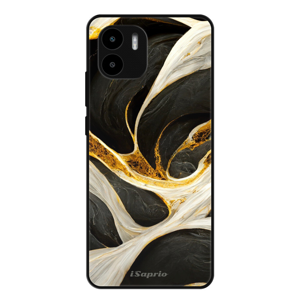 Lesklé puzdro Exclusive iSaprio - Black and Gold - Xiaomi Redmi A1 / A2