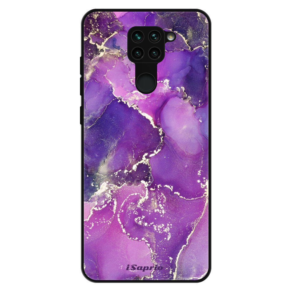 Lesklé puzdro Exclusive iSaprio - Purple Marble 10 - Xiaomi Redmi Note 9