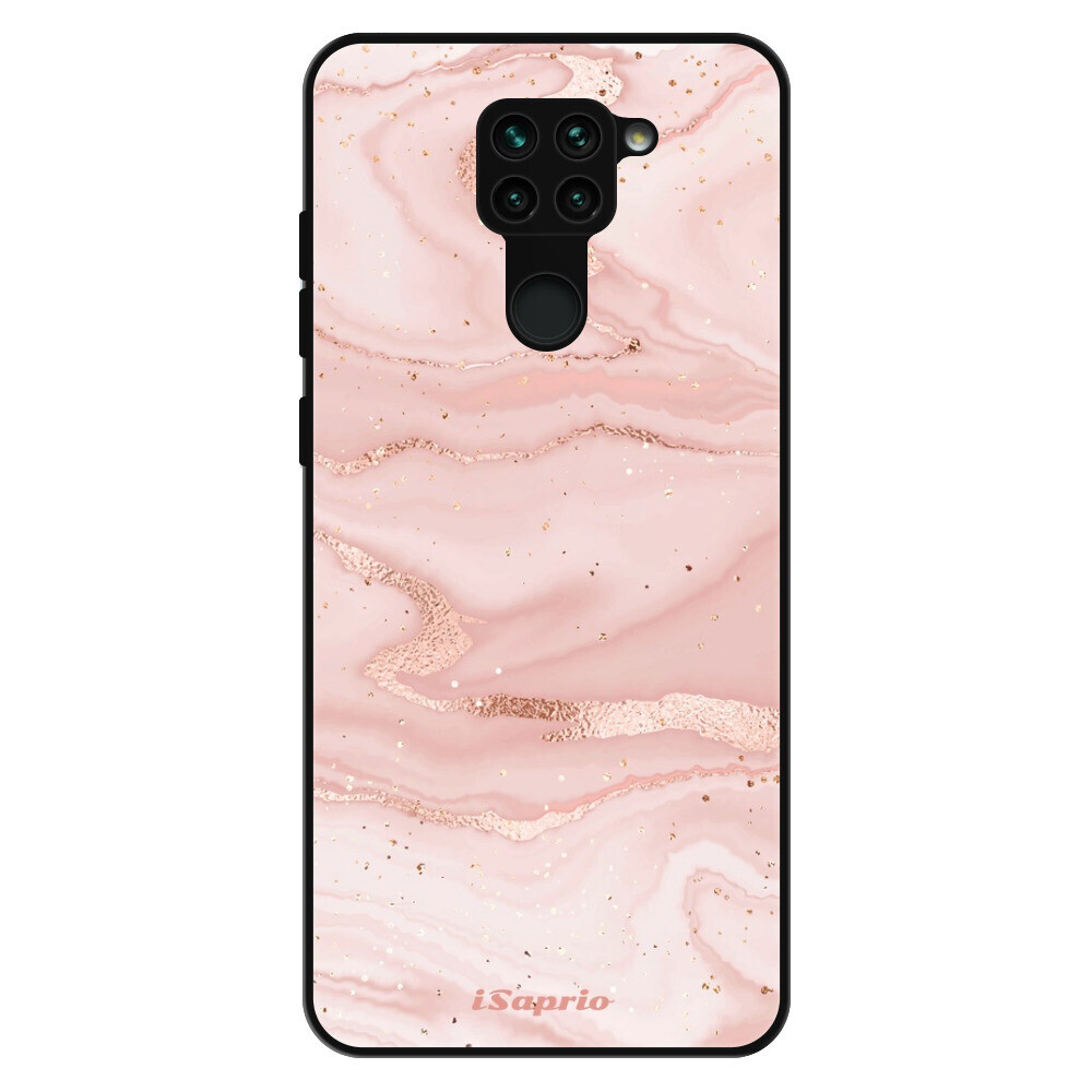 Lesklé puzdro Exclusive iSaprio - RoseGold Marble 10 - Xiaomi Redmi Note 9