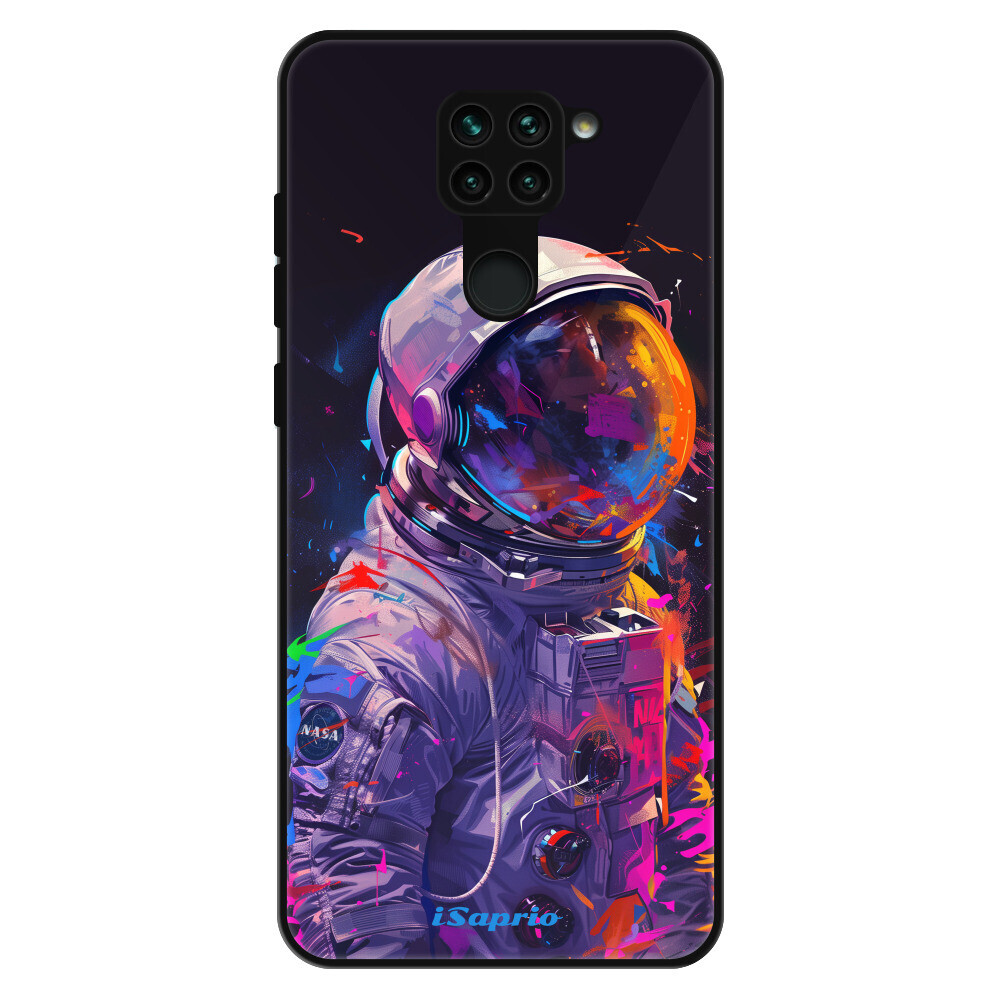 Lesklé puzdro Exclusive iSaprio - Neon Astronaut - Xiaomi Redmi Note 9