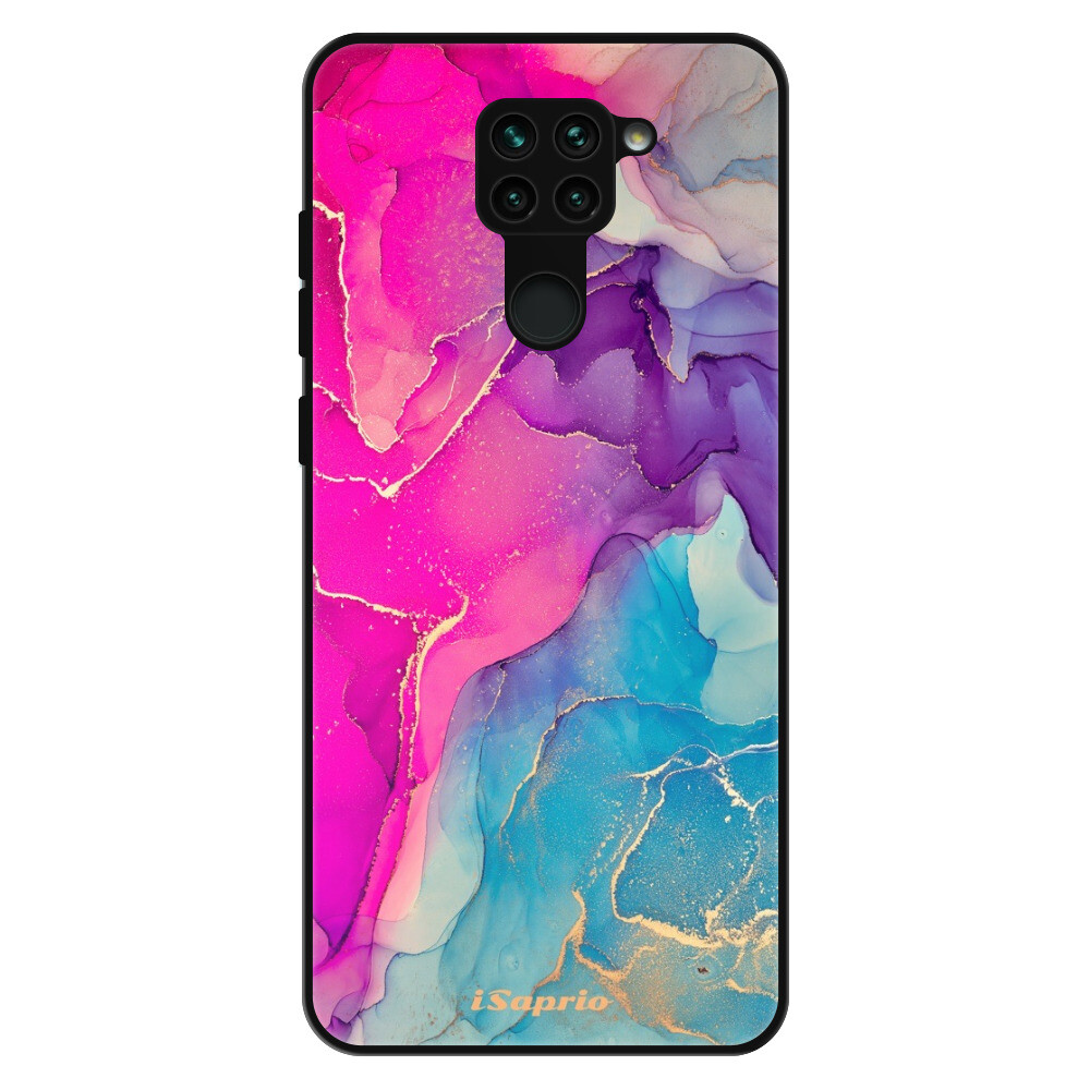 Lesklé puzdro Exclusive iSaprio - Purple Ink - Xiaomi Redmi Note 9