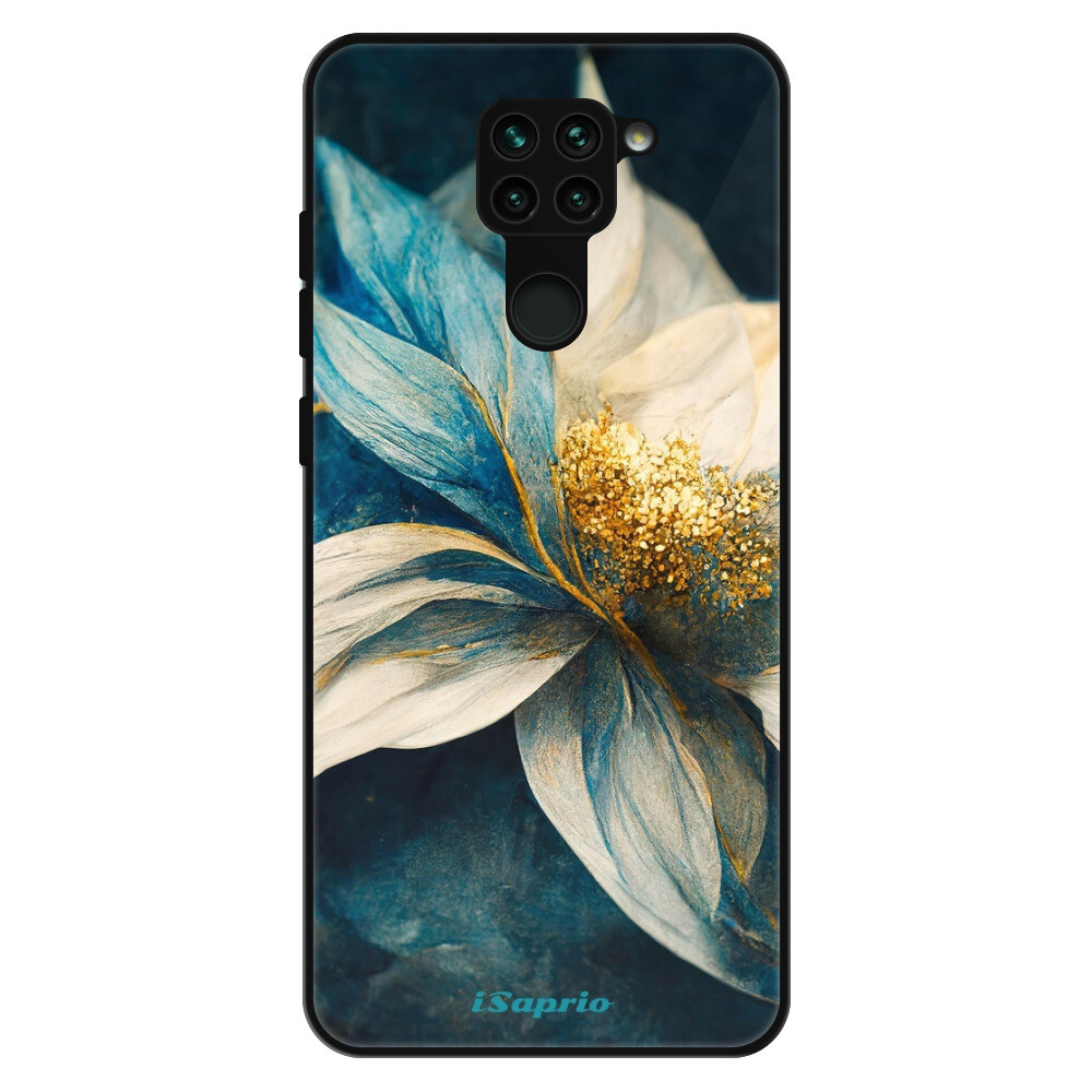 Lesklé puzdro Exclusive iSaprio - Blue Petals - Xiaomi Redmi Note 9