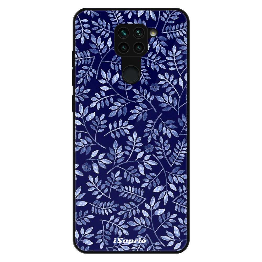 Lesklé puzdro Exclusive iSaprio - Blue Leaves 05 - Xiaomi Redmi Note 9