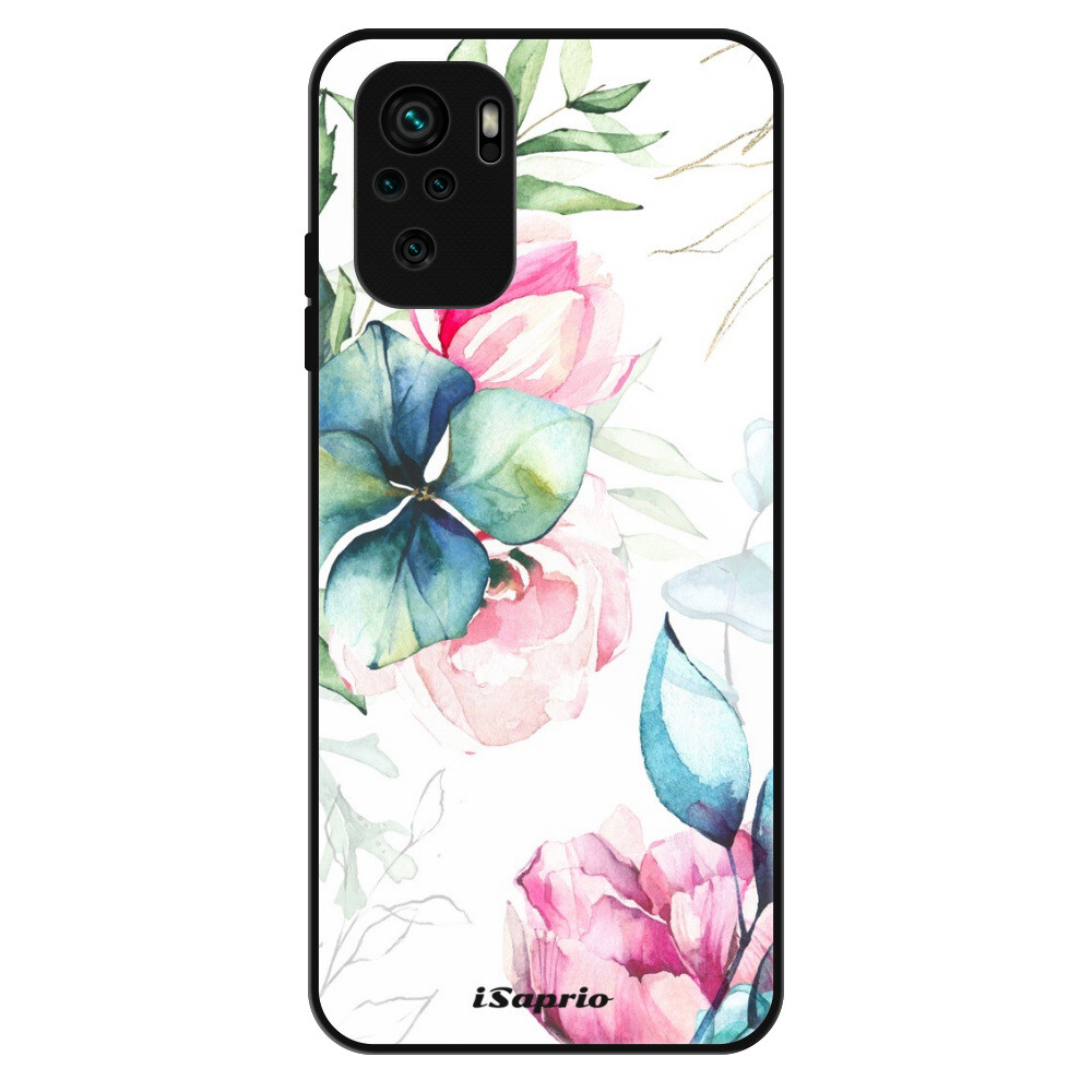 Lesklé puzdro Exclusive iSaprio - Flower Art 01 - Xiaomi Redmi Note 10 / Note 10S