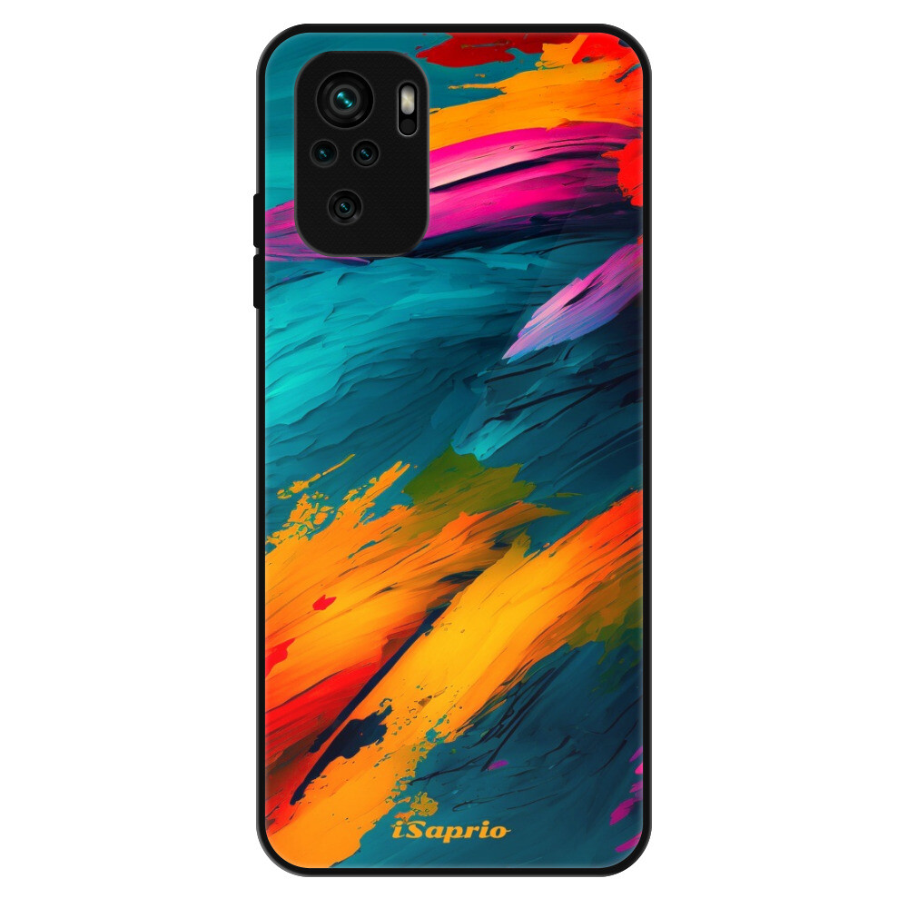 Lesklé puzdro Exclusive iSaprio - Blue Paint - Xiaomi Redmi Note 10 / Note 10S