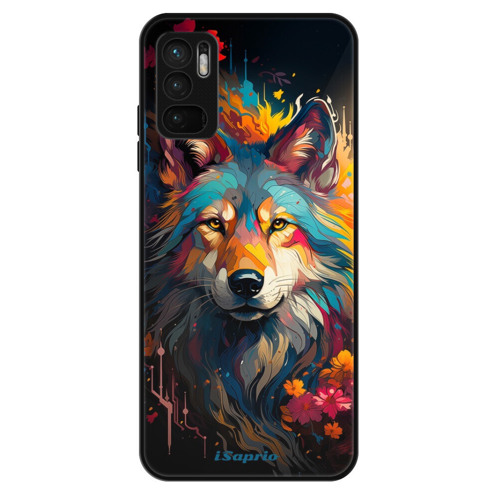 Lesklé puzdro Exclusive iSaprio - Mysterious Wolf - Xiaomi Redmi Note 10 5G