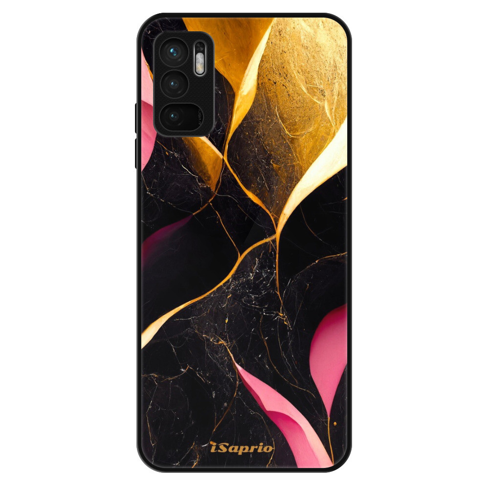 Lesklé puzdro Exclusive iSaprio - Gold Pink Marble - Xiaomi Redmi Note 10 5G